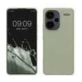 kwmobile Handyhülle für Xiaomi Redmi Note 13 Pro+ 5G / Redmi Note 13 Pro Plus 5G Hülle - TPU Case - Kabelloses Laden - Schutzhülle Cover in Graugrün Graugrün  