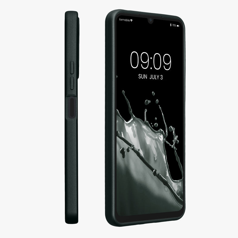 kwmobile Handyhülle für Xiaomi Poco C65 / Redmi 13C Hülle - Silikon Case metallisch schimmernd - Schutzhülle Cover