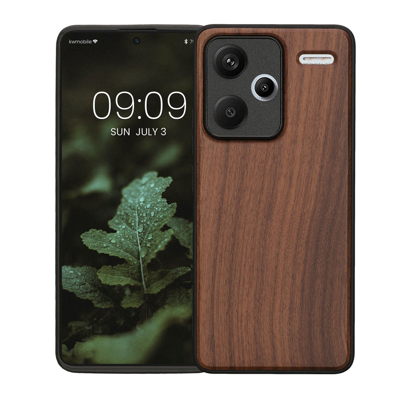 Holzhülle mit TPU Bumper für Xiaomi Redmi Note 13 Pro+ 5G / Redmi Note 13 Pro Plus 5G