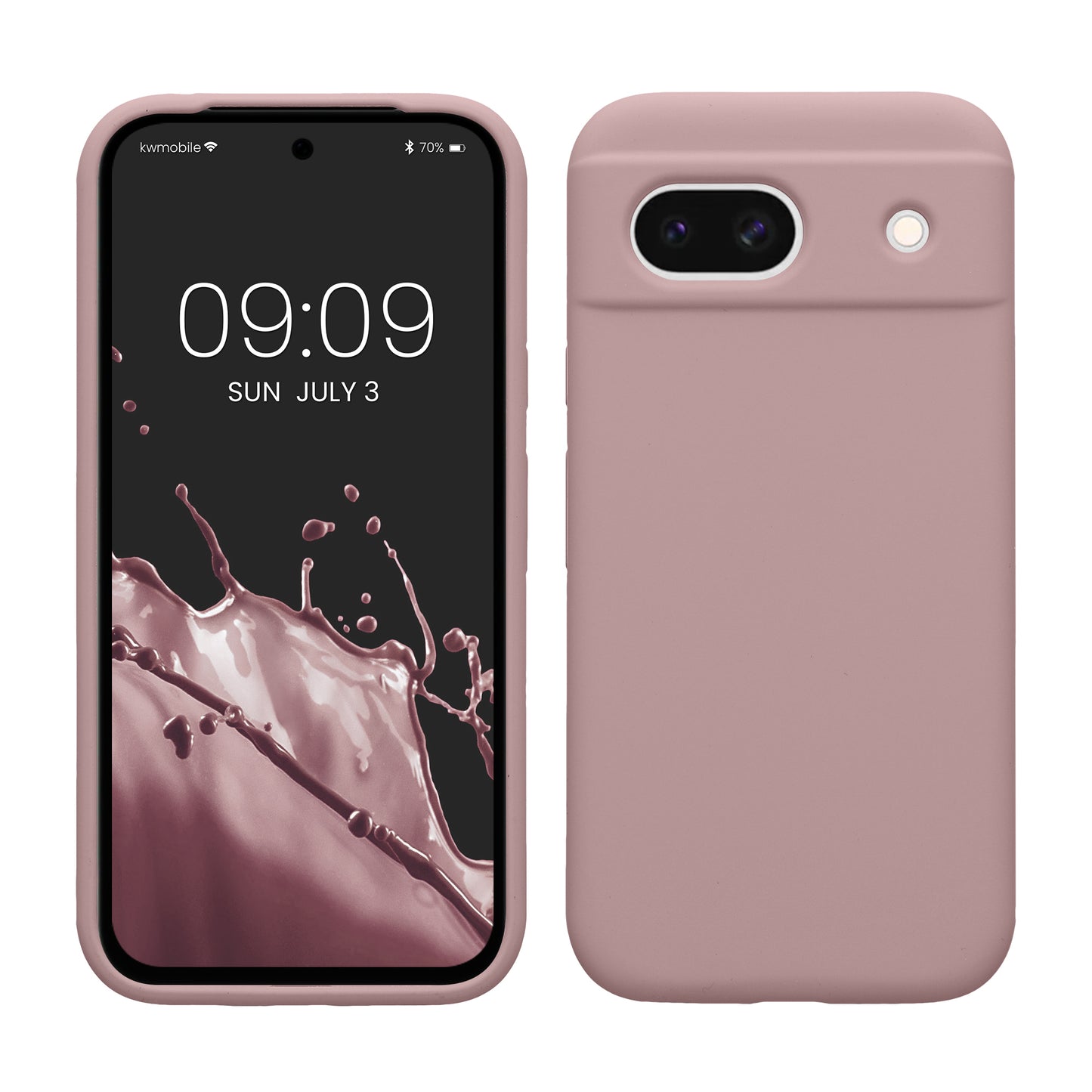kwmobile Handyhülle für Google Pixel 8a Case - kabelloses Laden