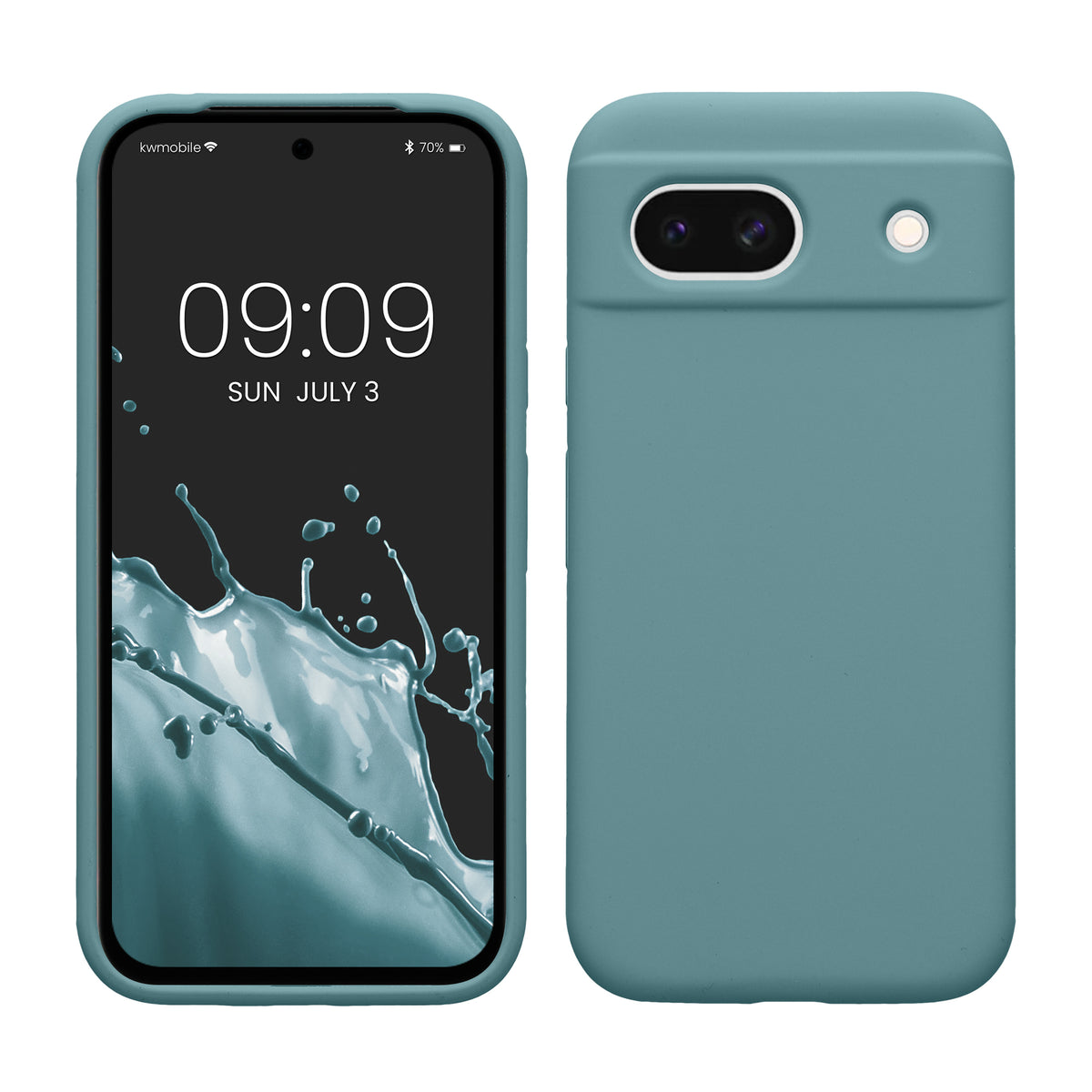 kwmobile Handyhülle für Google Pixel 8a Case - kabelloses Laden