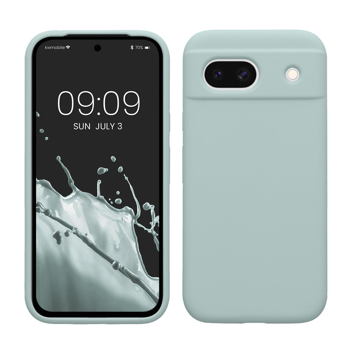 kwmobile Handyhülle für Google Pixel 8a Case - kabelloses Laden