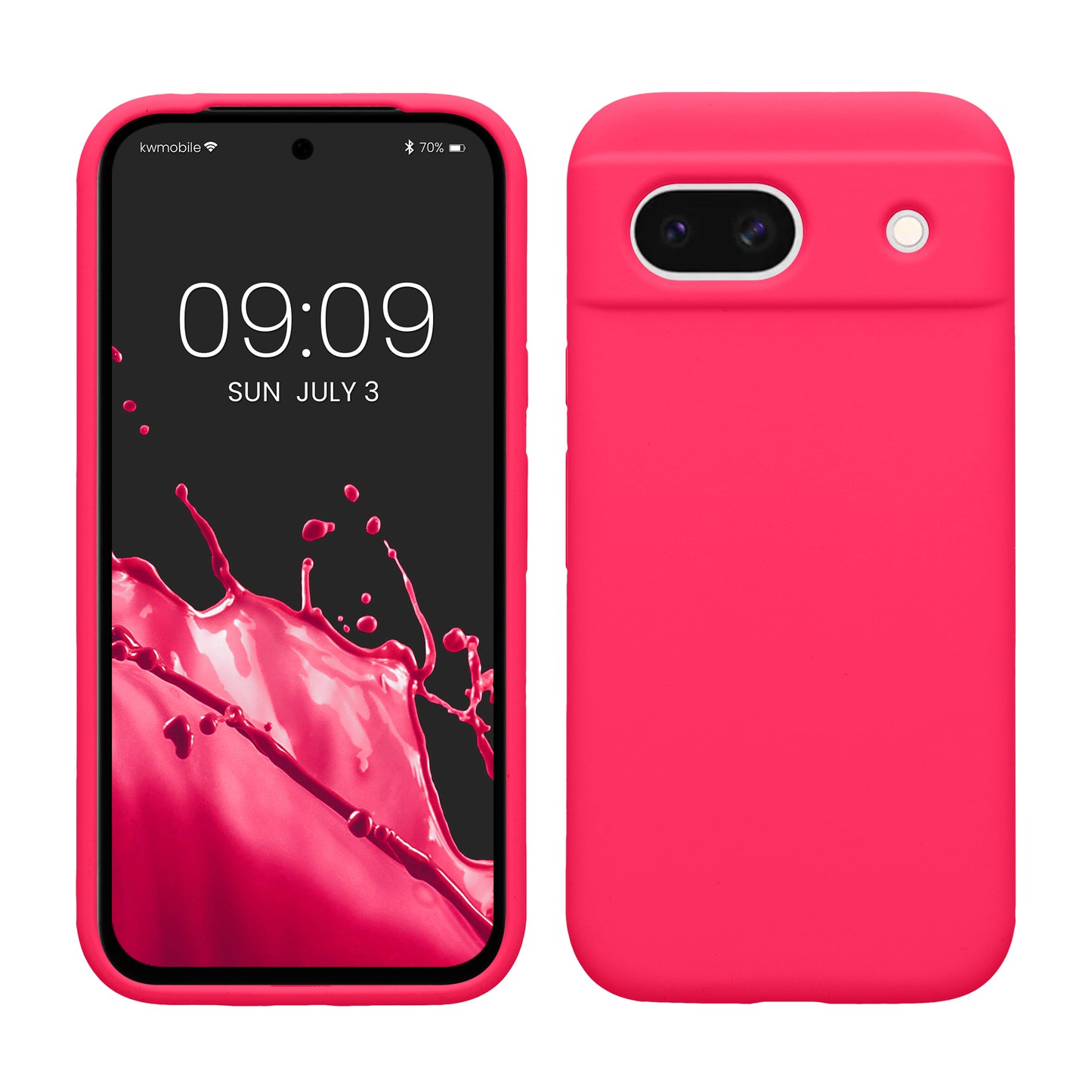 kwmobile Handyhülle für Google Pixel 8a Case - kabelloses Laden