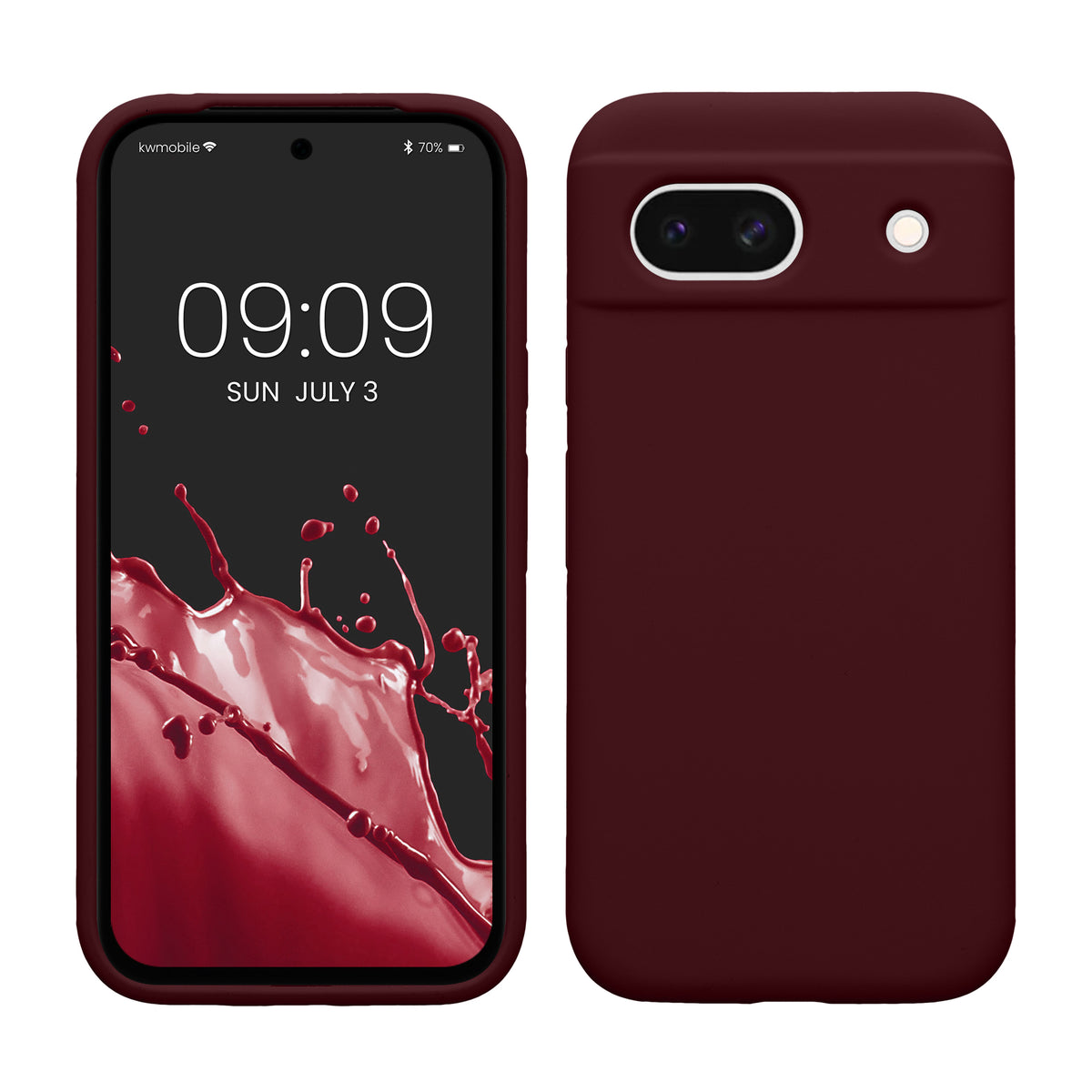 kwmobile Handyhülle für Google Pixel 8a Case - kabelloses Laden