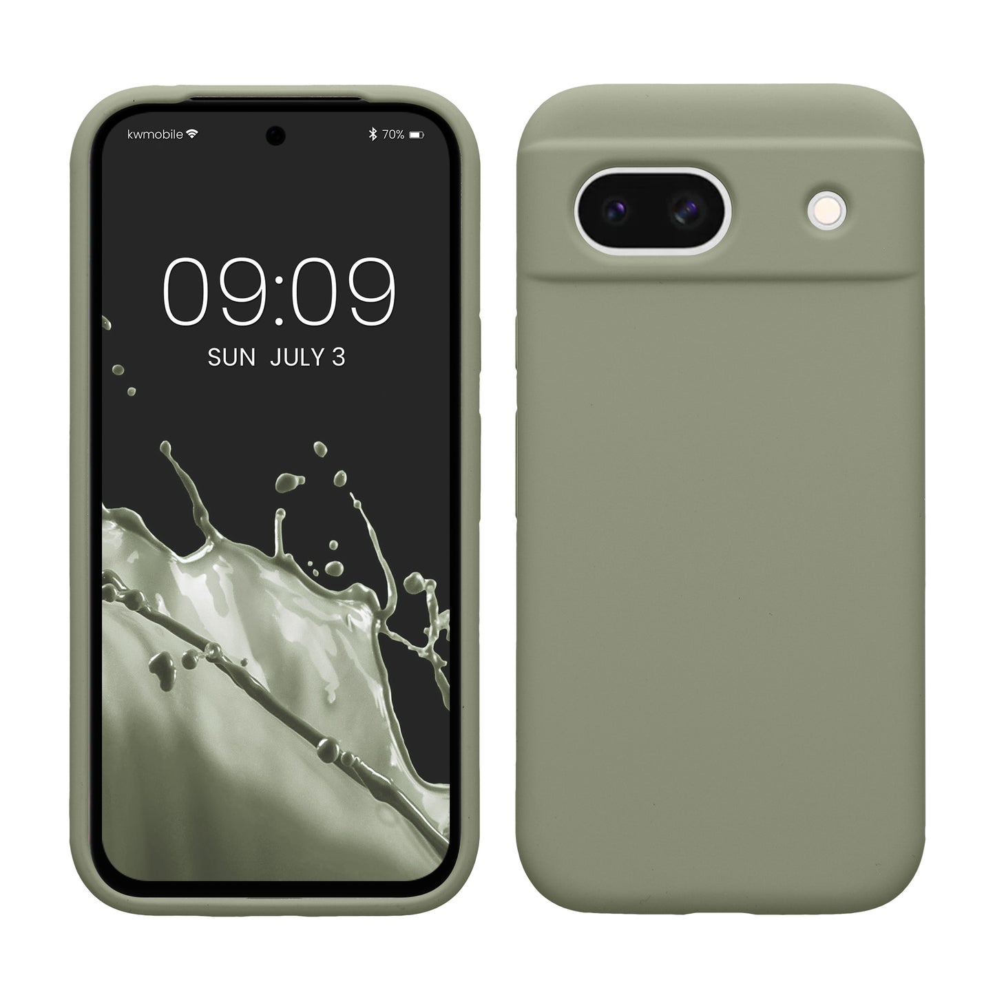 kwmobile Handyhülle für Google Pixel 8a Case - kabelloses Laden