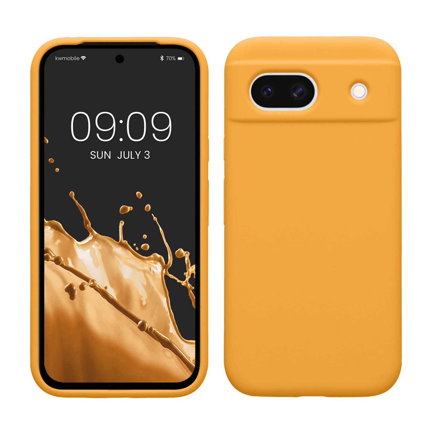 kwmobile Handyhülle für Google Pixel 8a Case - kabelloses Laden