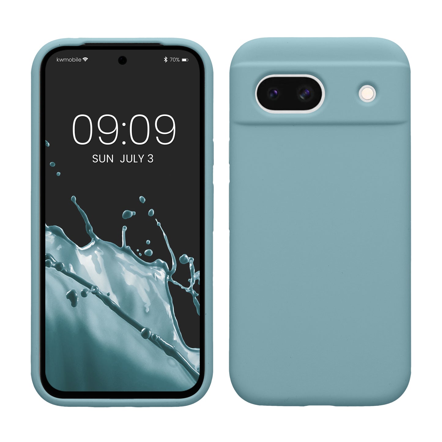 kwmobile Handyhülle für Google Pixel 8a Case - kabelloses Laden