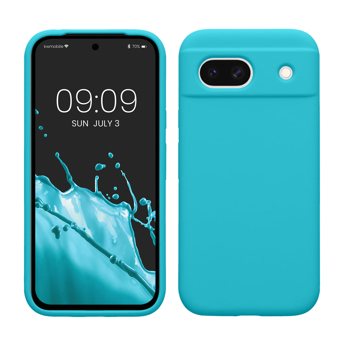 kwmobile Handyhülle für Google Pixel 8a Case - kabelloses Laden