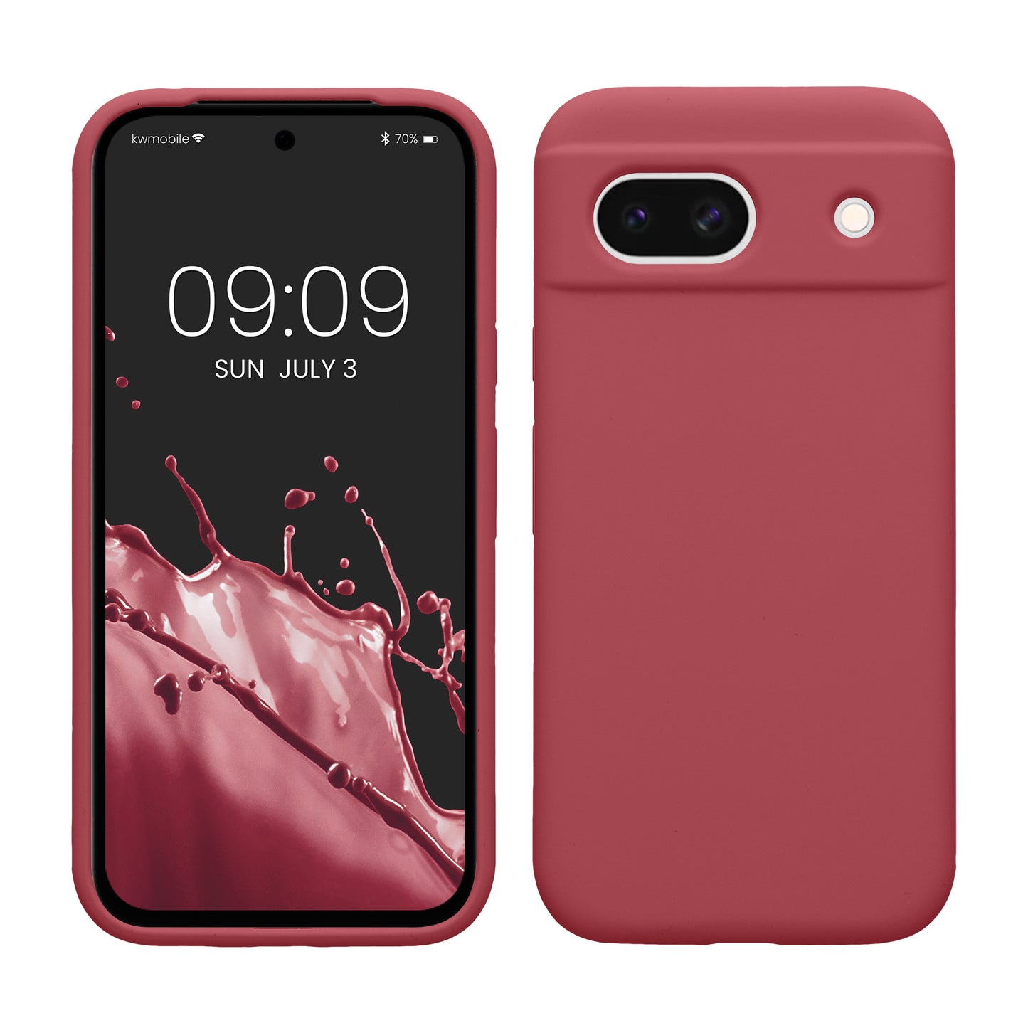 kwmobile Handyhülle für Google Pixel 8a Case - kabelloses Laden