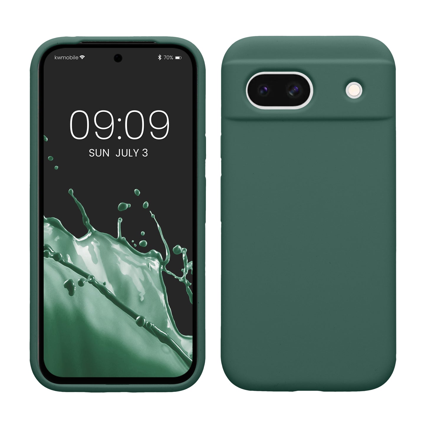 kwmobile Handyhülle für Google Pixel 8a Case - kabelloses Laden