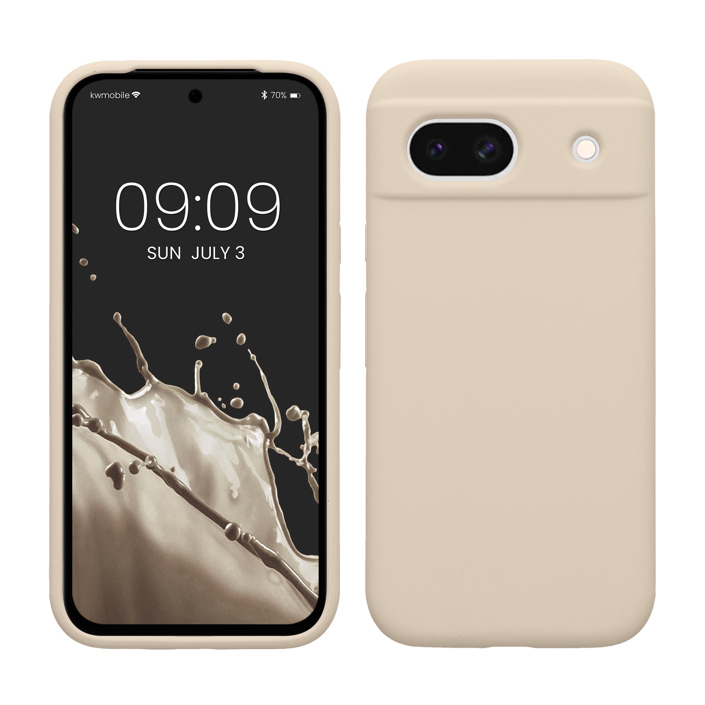 kwmobile Handyhülle für Google Pixel 8a Case - kabelloses Laden