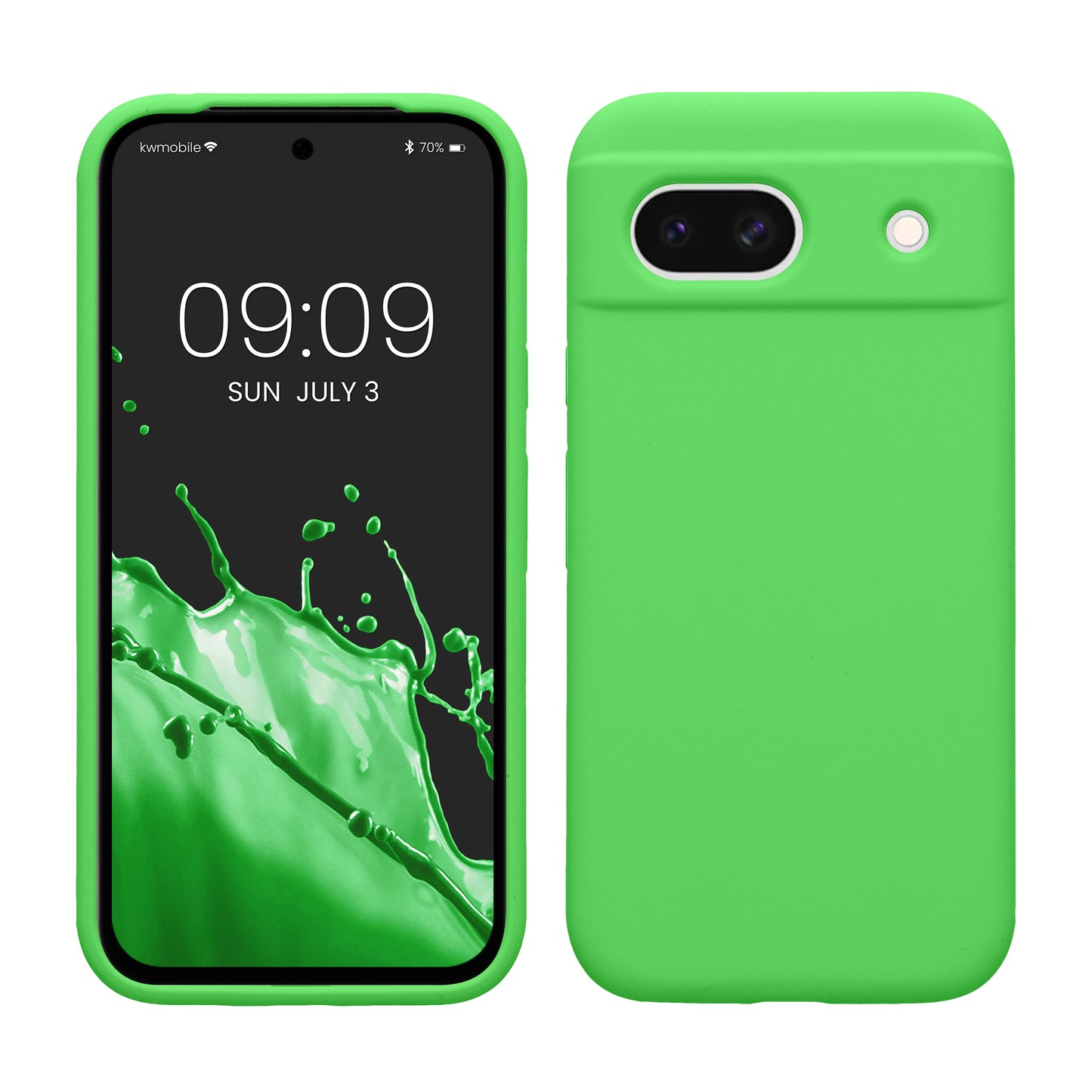 kwmobile Handyhülle für Google Pixel 8a Case - kabelloses Laden
