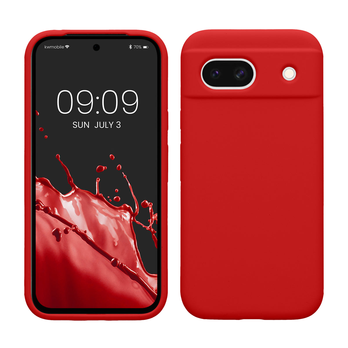 kwmobile Handyhülle für Google Pixel 8a Case - kabelloses Laden