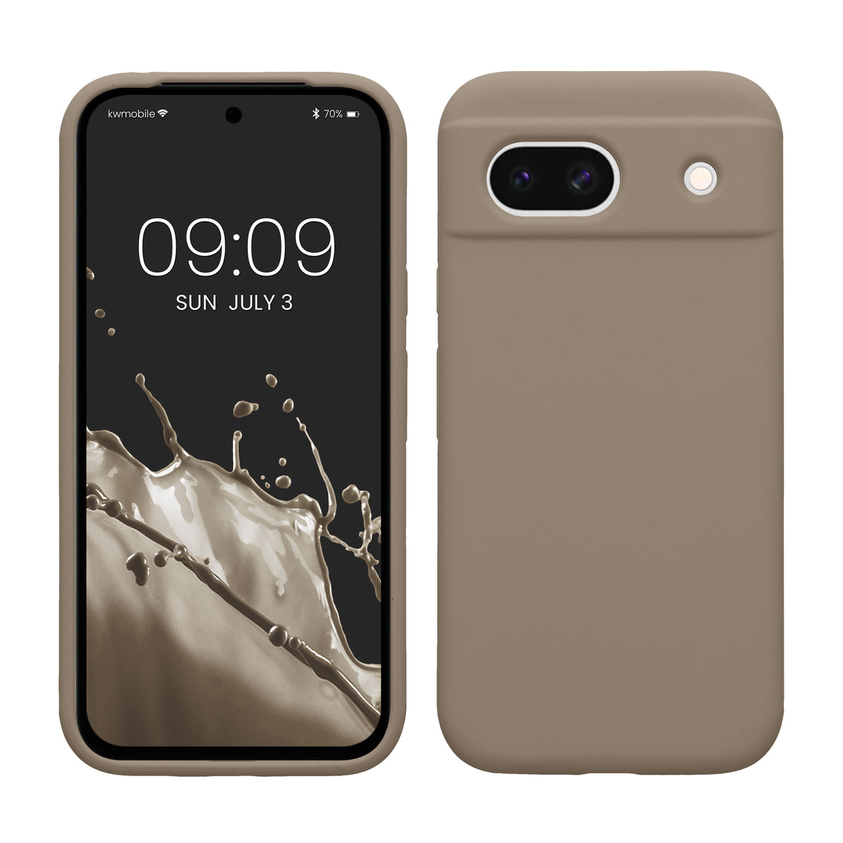 kwmobile Handyhülle für Google Pixel 8a Case - kabelloses Laden