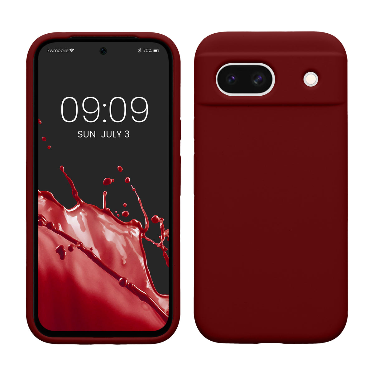kwmobile Handyhülle für Google Pixel 8a Case - kabelloses Laden