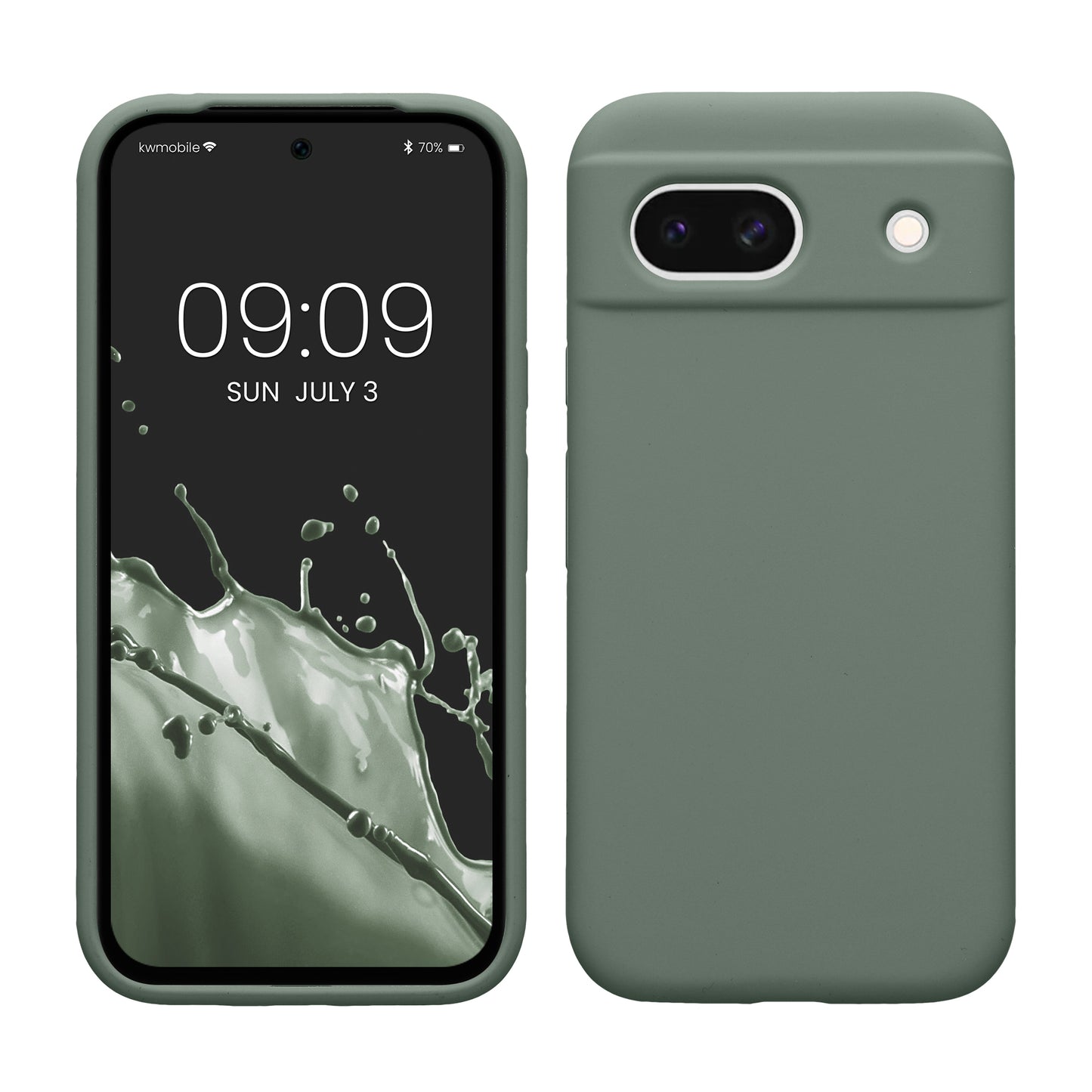 kwmobile Handyhülle für Google Pixel 8a Case - kabelloses Laden