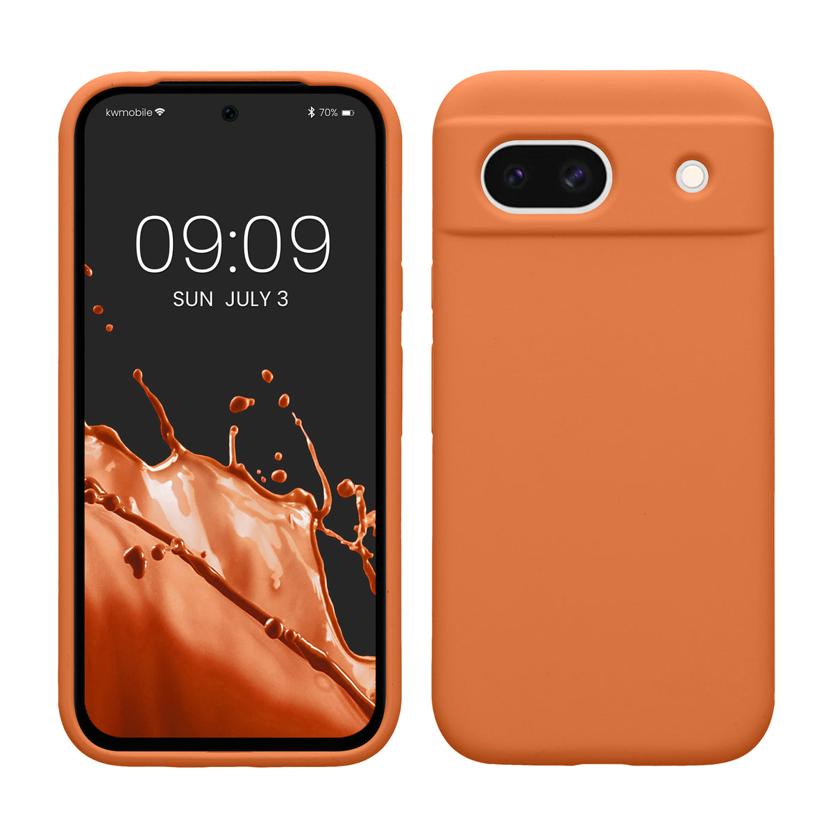 kwmobile Handyhülle für Google Pixel 8a Case - kabelloses Laden
