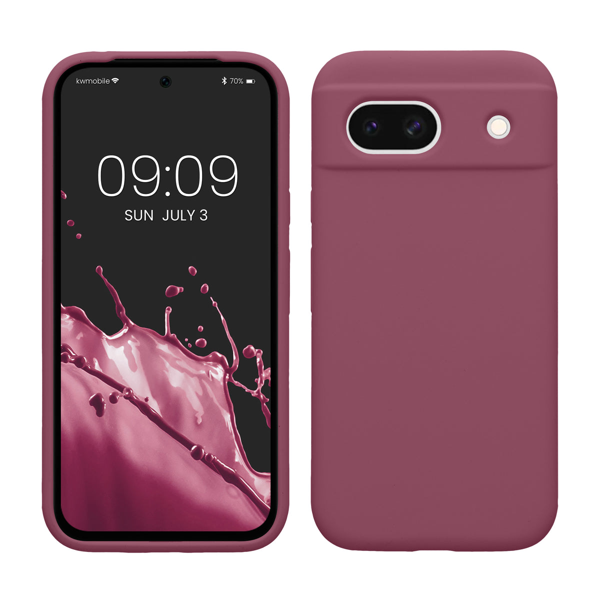 kwmobile Handyhülle für Google Pixel 8a Case - kabelloses Laden