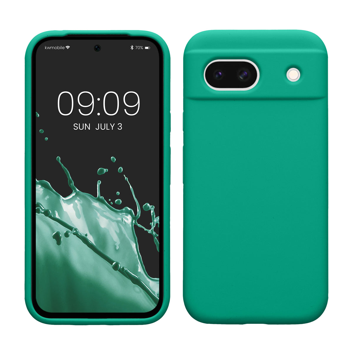 kwmobile Handyhülle für Google Pixel 8a Case - kabelloses Laden