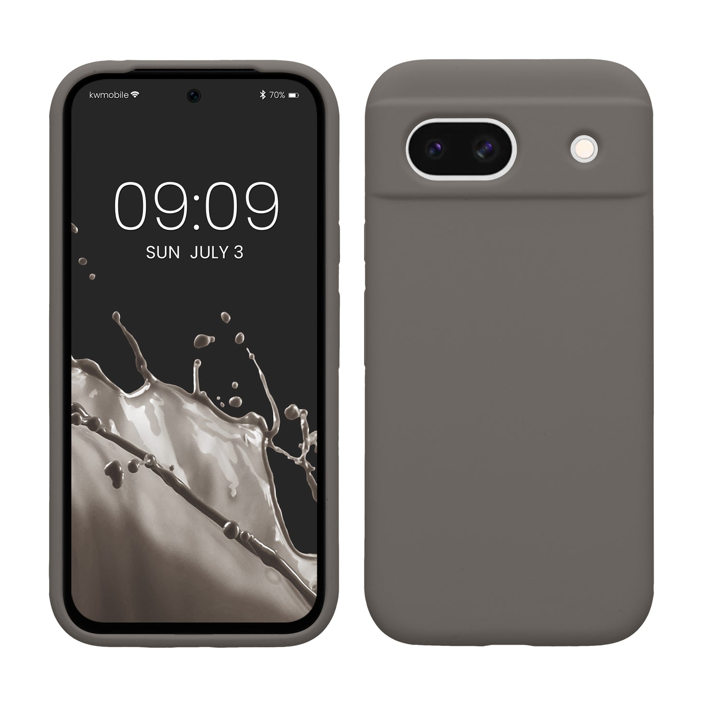 kwmobile Handyhülle für Google Pixel 8a Case - kabelloses Laden