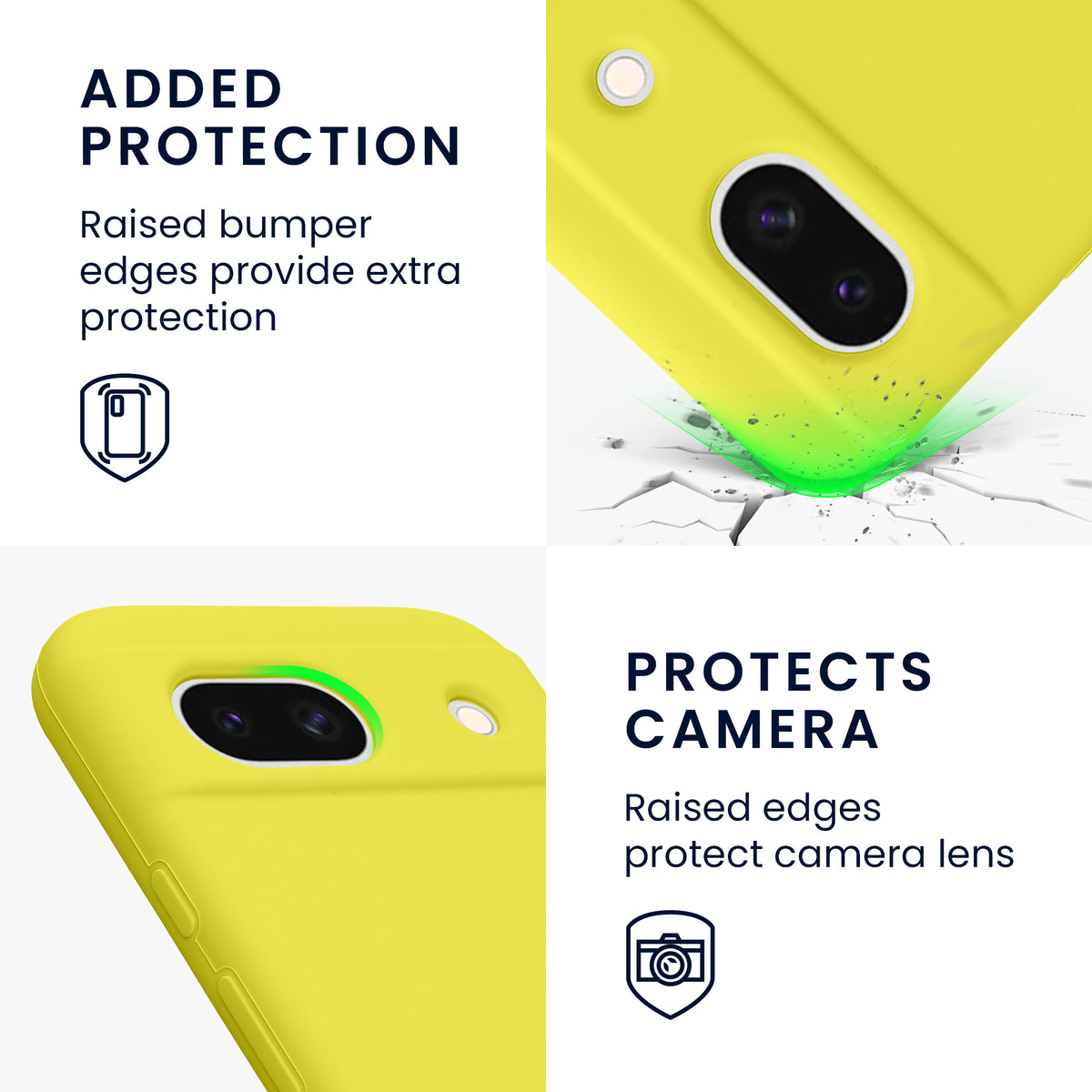 kwmobile Handyhülle für Google Pixel 8a Case - kabelloses Laden