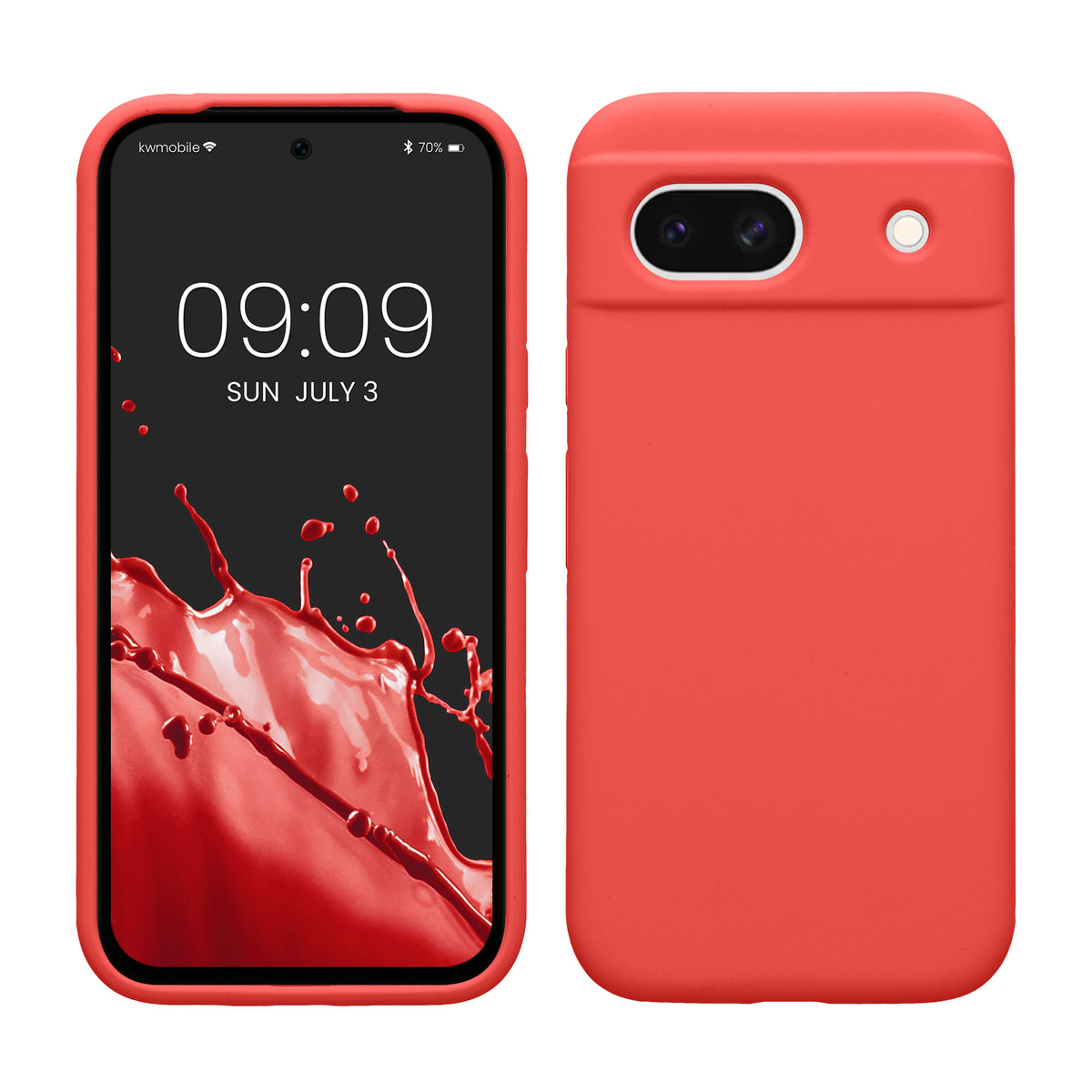 kwmobile Handyhülle für Google Pixel 8a Case - kabelloses Laden