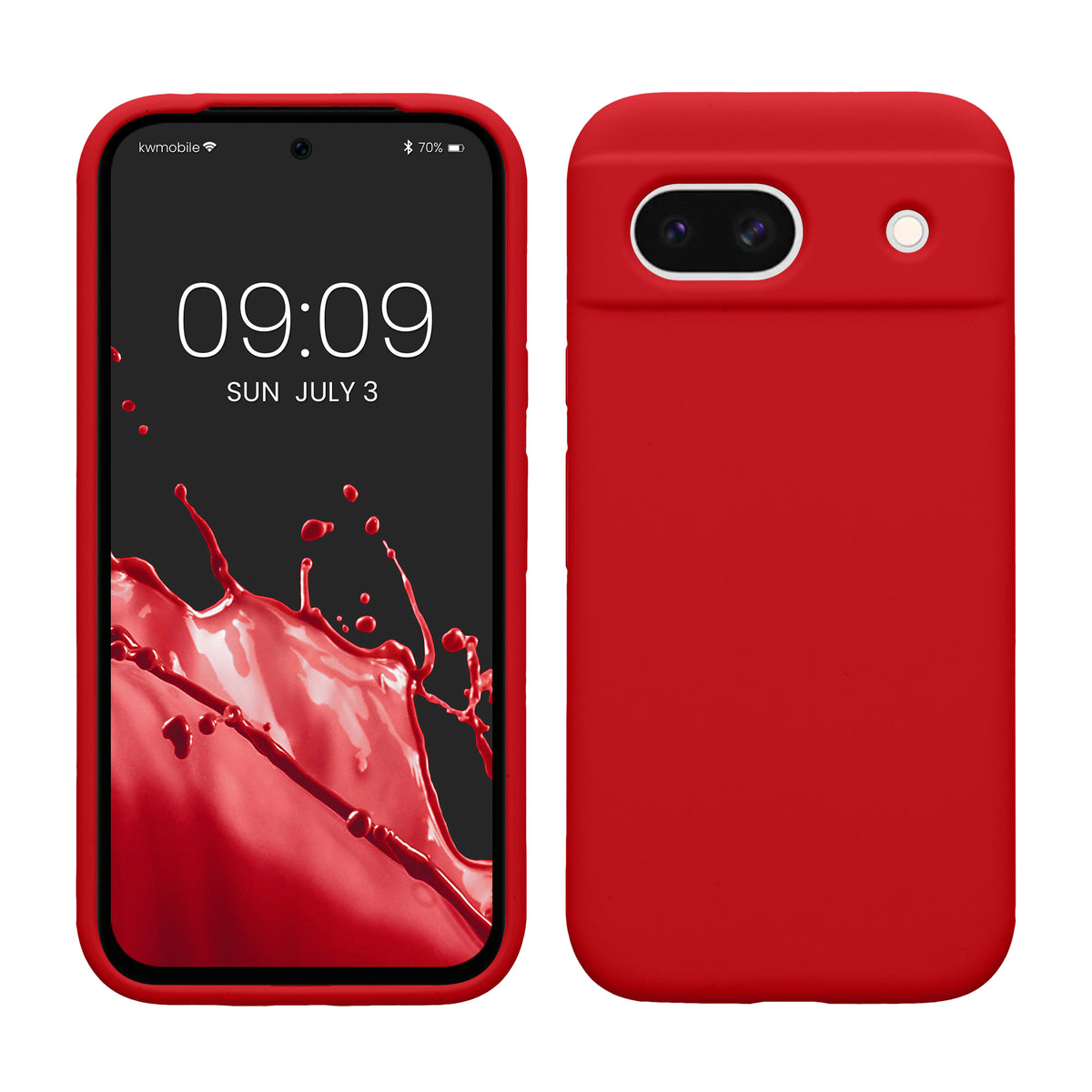 kwmobile Handyhülle für Google Pixel 8a Case - kabelloses Laden
