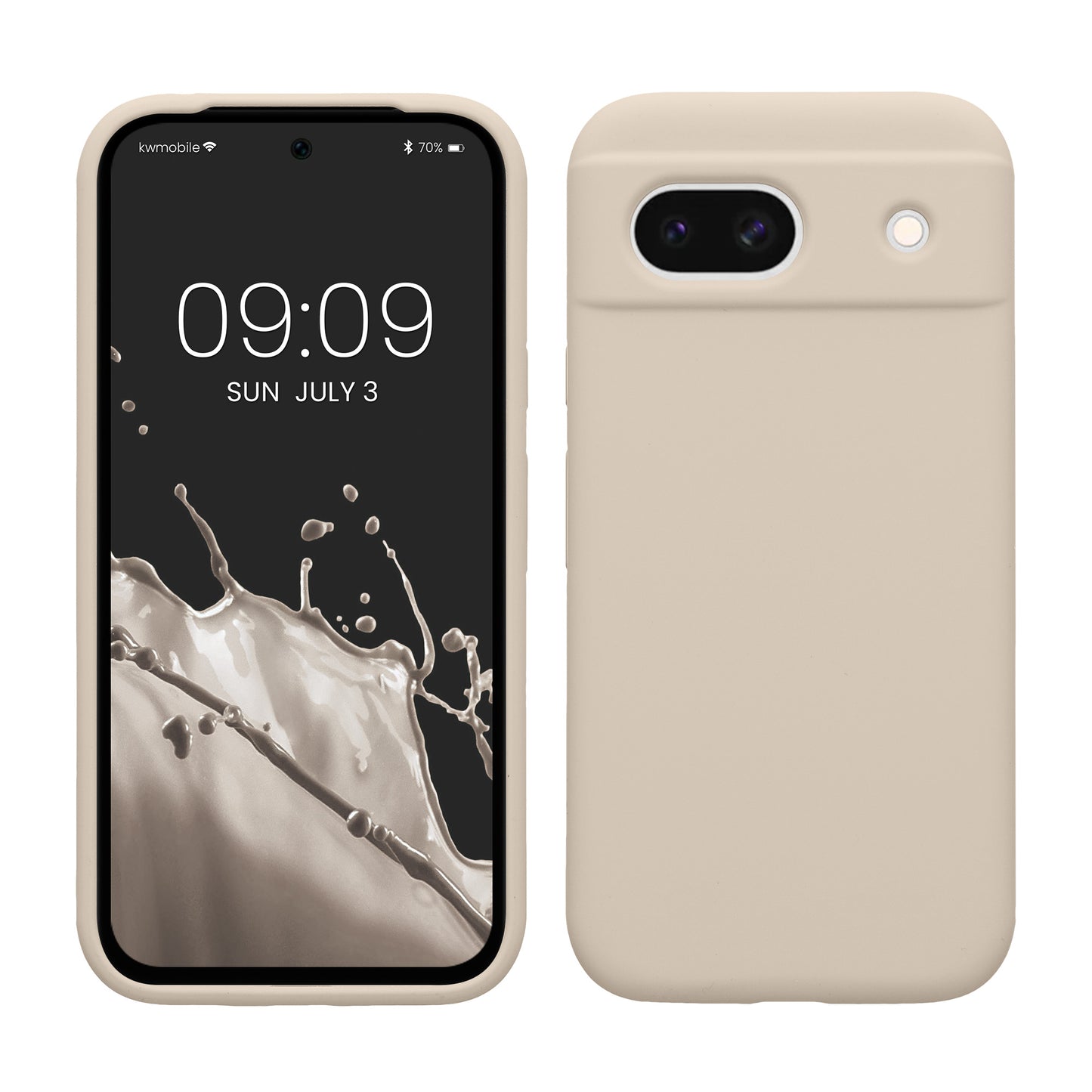 kwmobile Handyhülle für Google Pixel 8a Case - kabelloses Laden