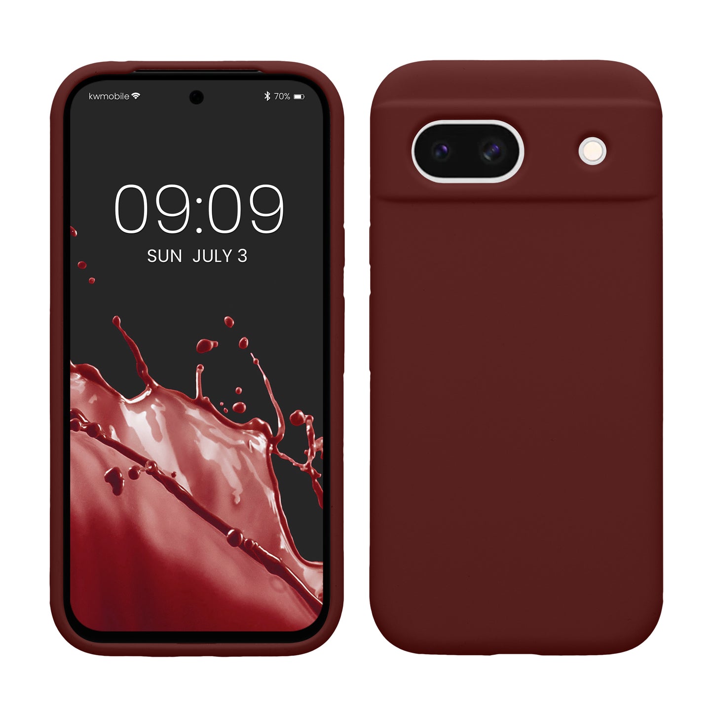 kwmobile Handyhülle für Google Pixel 8a Case - kabelloses Laden