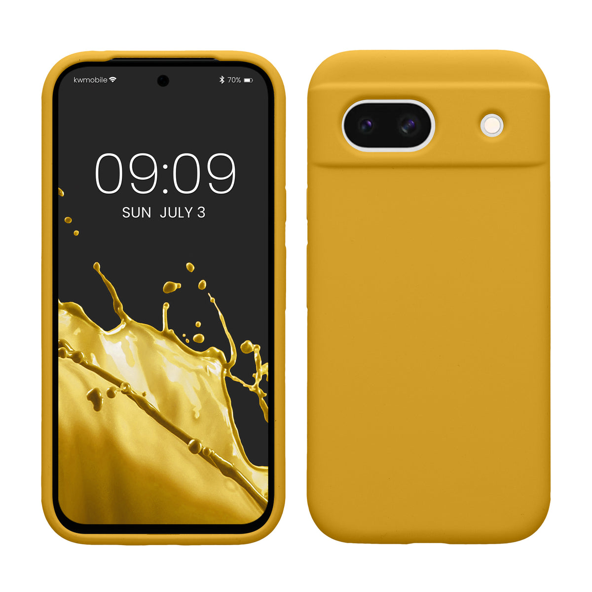 kwmobile Handyhülle für Google Pixel 8a Case - kabelloses Laden