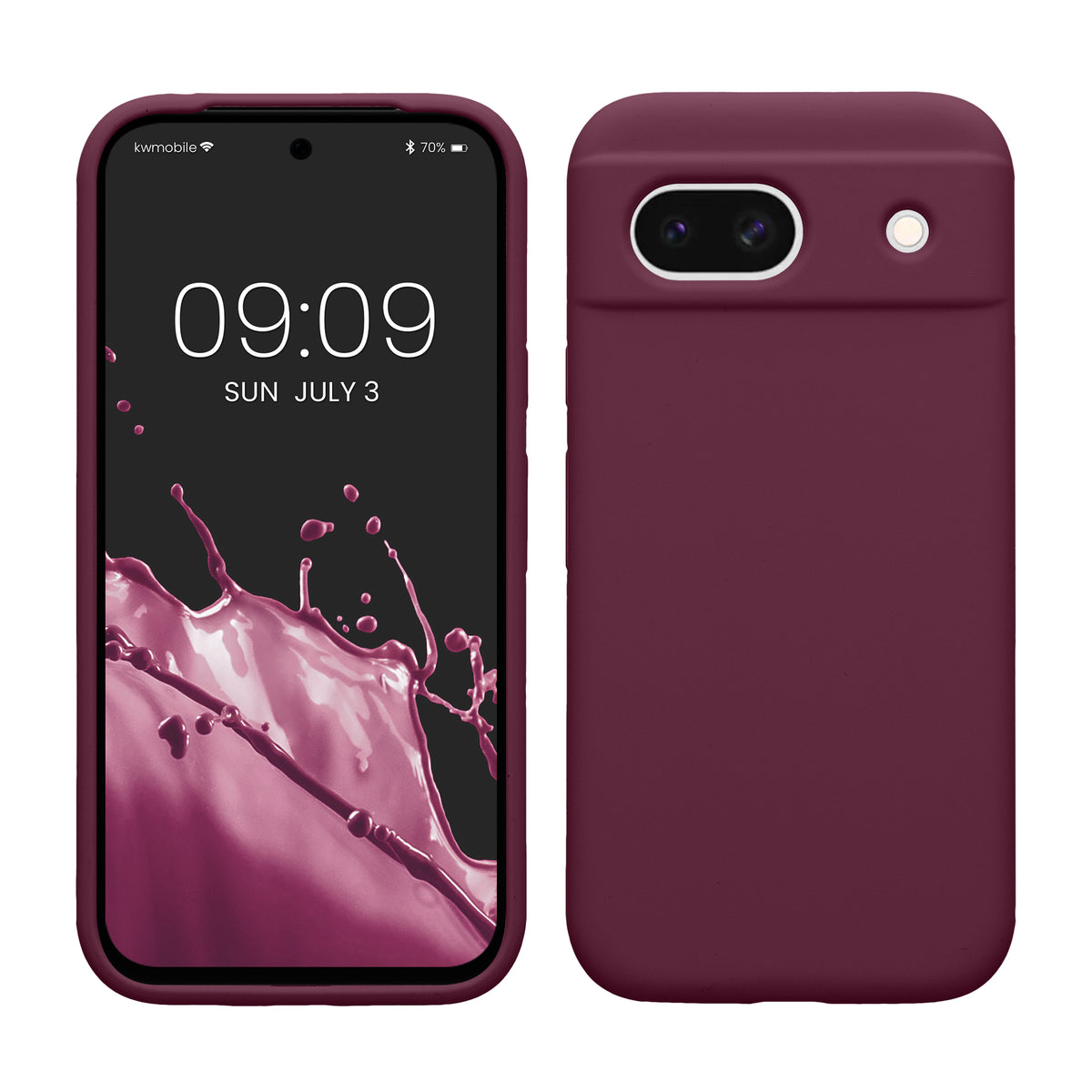 kwmobile Handyhülle für Google Pixel 8a Case - kabelloses Laden