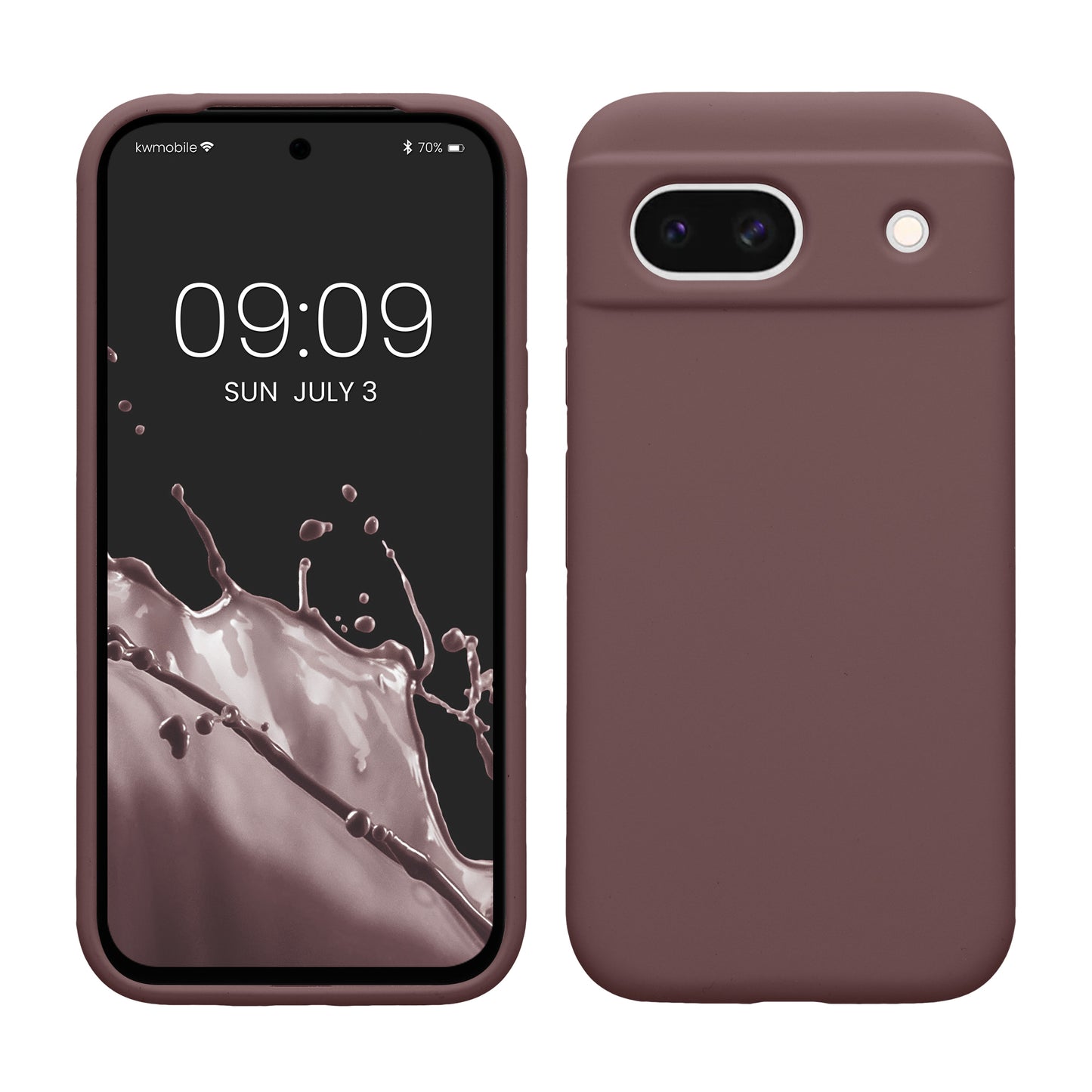 kwmobile Handyhülle für Google Pixel 8a Case - kabelloses Laden