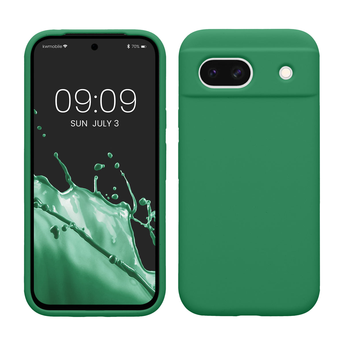 kwmobile Handyhülle für Google Pixel 8a Case - kabelloses Laden