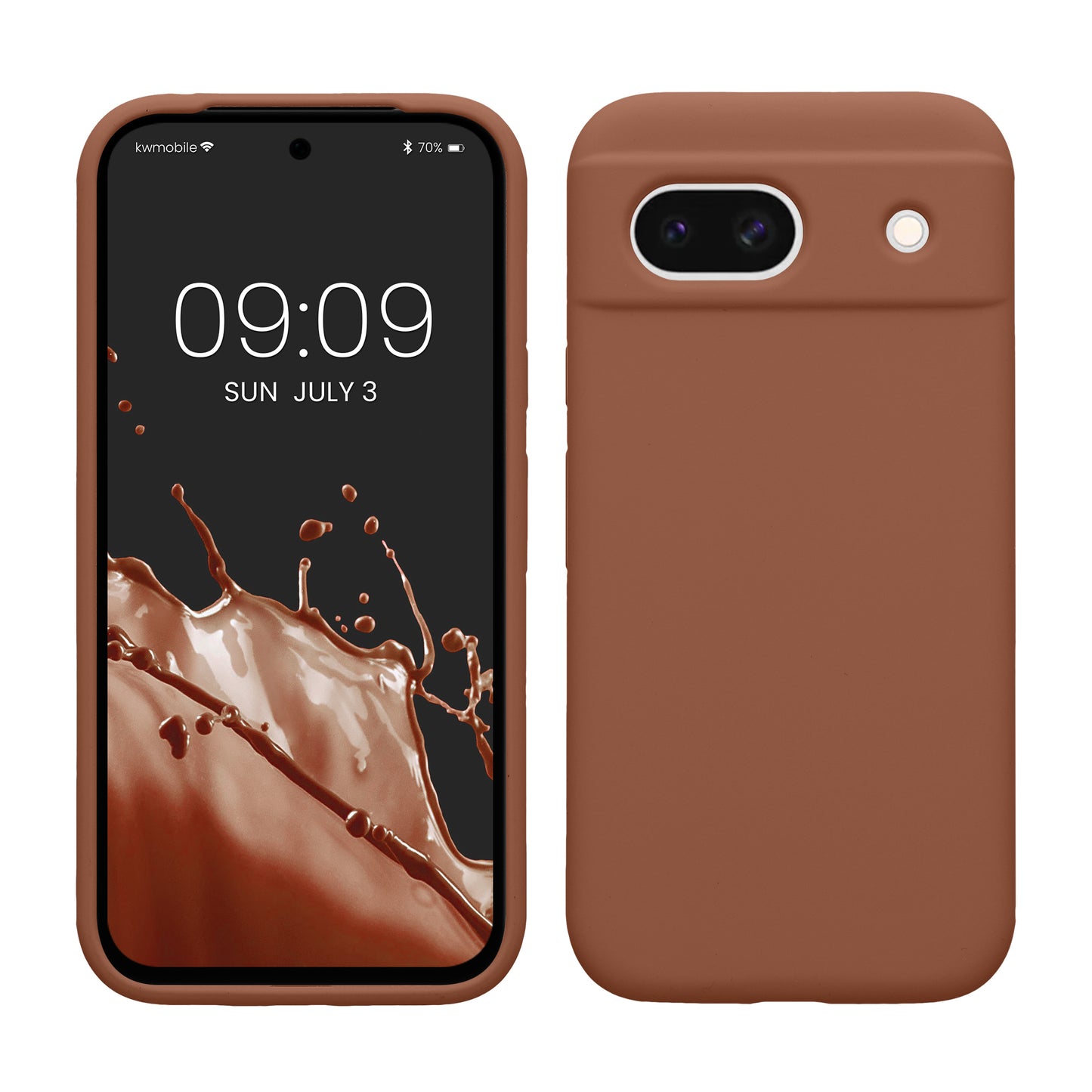 kwmobile Handyhülle für Google Pixel 8a Case - kabelloses Laden