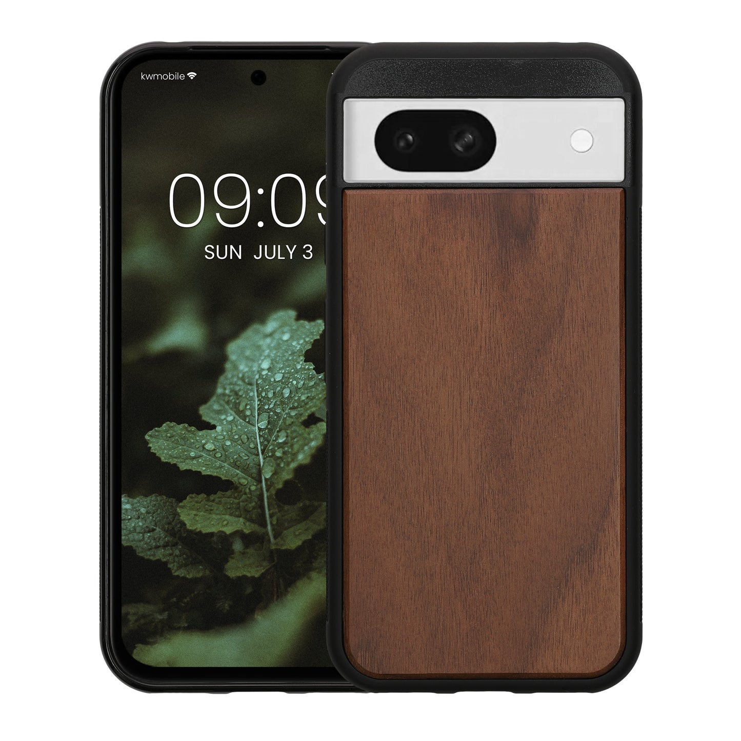 kwmobile Handyhülle für Google Pixel 8a Hülle - Case mit TPU Bumper - Stoßfestes Hardcase - Schutzhülle Cover
