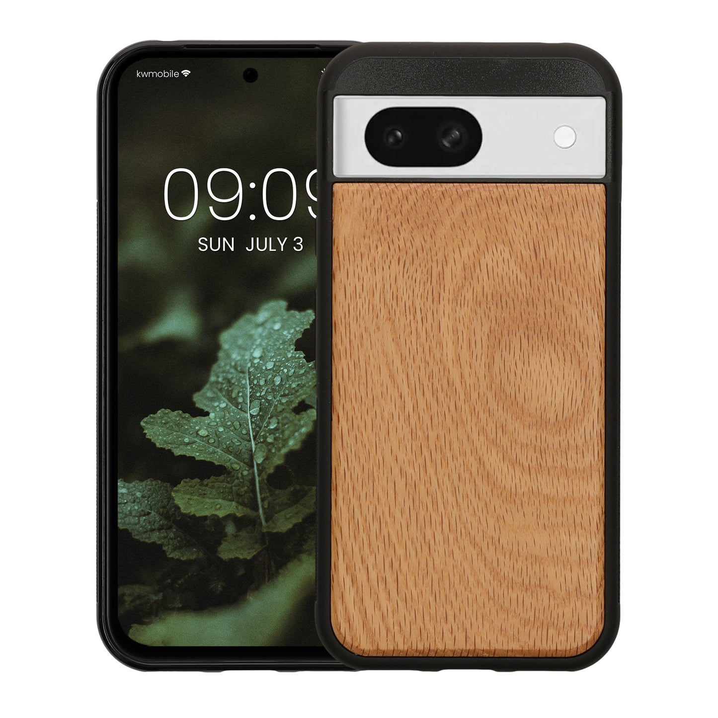 kwmobile Handyhülle für Google Pixel 8a Hülle - Case mit TPU Bumper - Stoßfestes Hardcase - Schutzhülle Cover