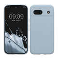 kwmobile Handyhülle für Google Pixel 8a Hülle - weiches Handy Silikon Case - Schutzhülle Cover - Hellblau matt Hellblau matt  