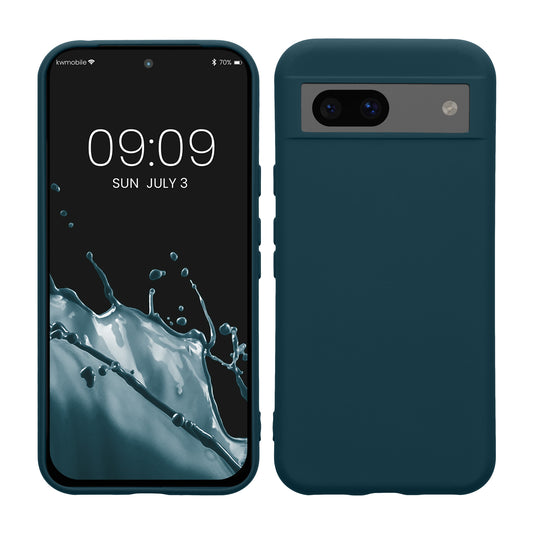 kwmobile Hülle kompatibel mit Google Pixel 8a Hülle - Schutzhülle für kabelloses Laden - Case