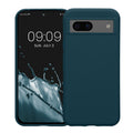 Google Pixel 8a Silikon Handyhülle mit Mikrofaserfutter