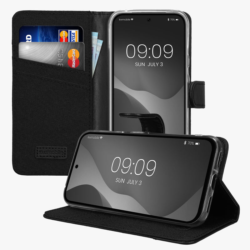 Google Pixel 8a Handyhülle mit Kartenfach und Ständer
