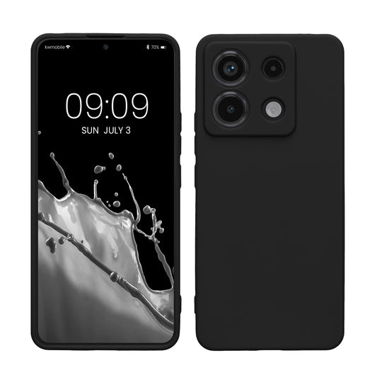 kwmobile Handyhülle für Xiaomi Redmi Note 13 Pro 5G / Poco X6 5G Hülle - Kabelloses Laden - Schutzhülle Cover