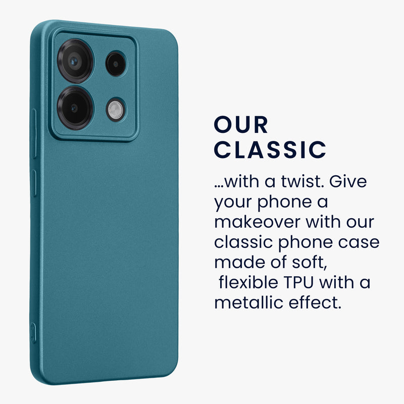 Handyhülle für Xiaomi Redmi Note 13 Pro 5G / Poco X6 5G metallisch
