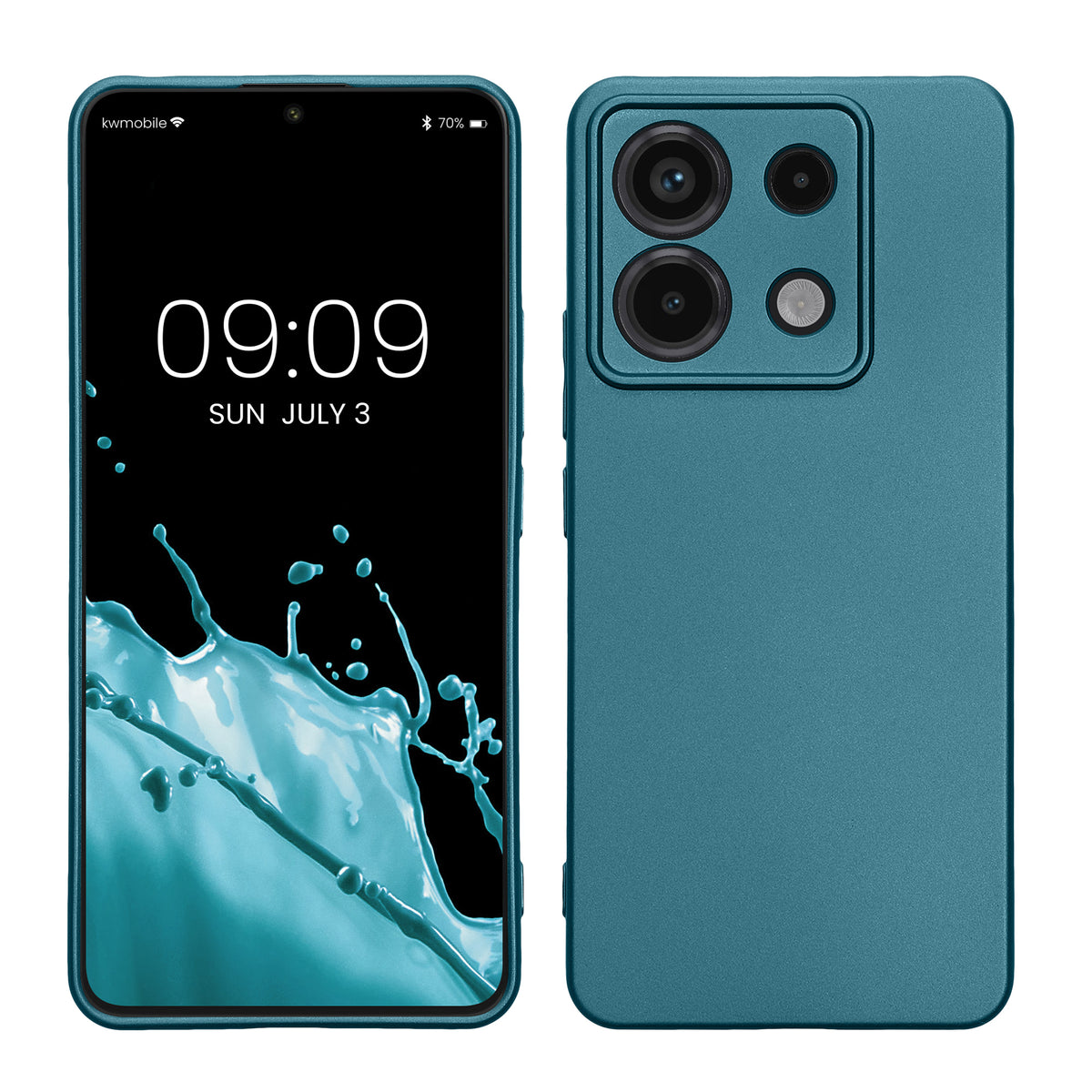 Handyhülle für Xiaomi Redmi Note 13 Pro 5G / Poco X6 5G metallisch