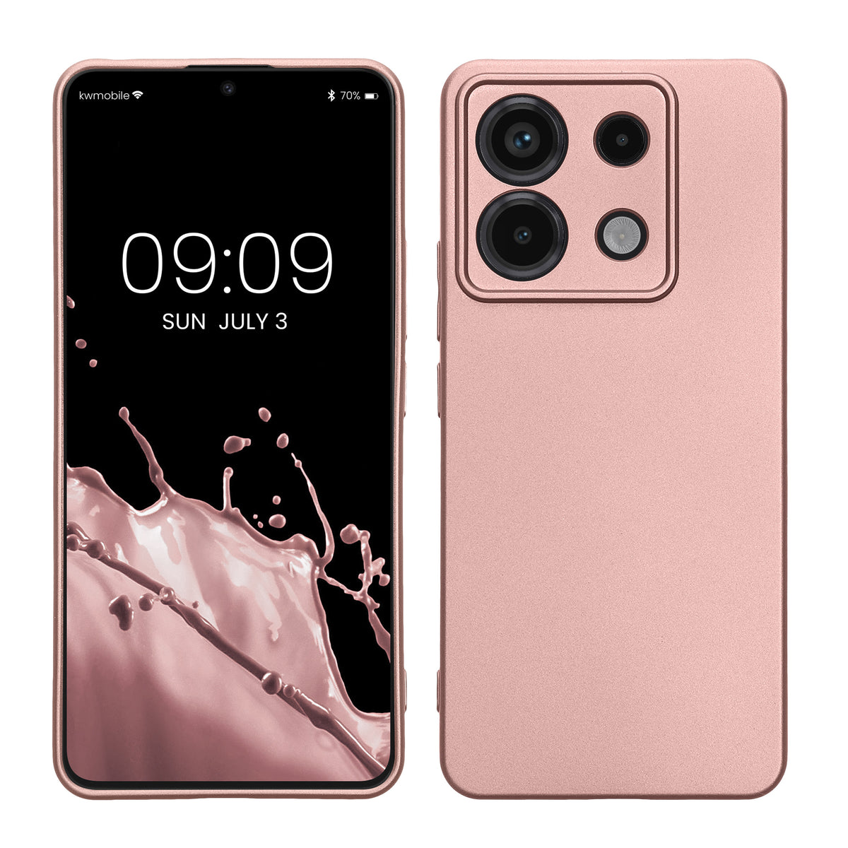 Handyhülle für Xiaomi Redmi Note 13 Pro 5G / Poco X6 5G metallisch