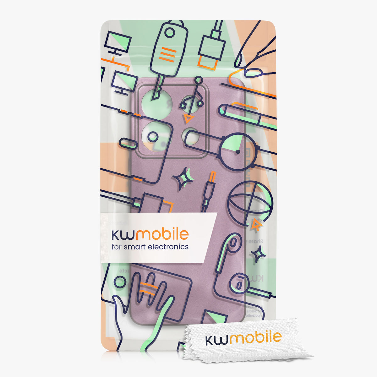 Handyhülle für Xiaomi Redmi Note 13 Pro 5G / Poco X6 5G metallisch
