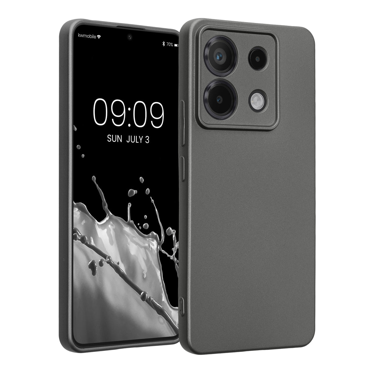 Handyhülle für Xiaomi Redmi Note 13 Pro 5G / Poco X6 5G metallisch