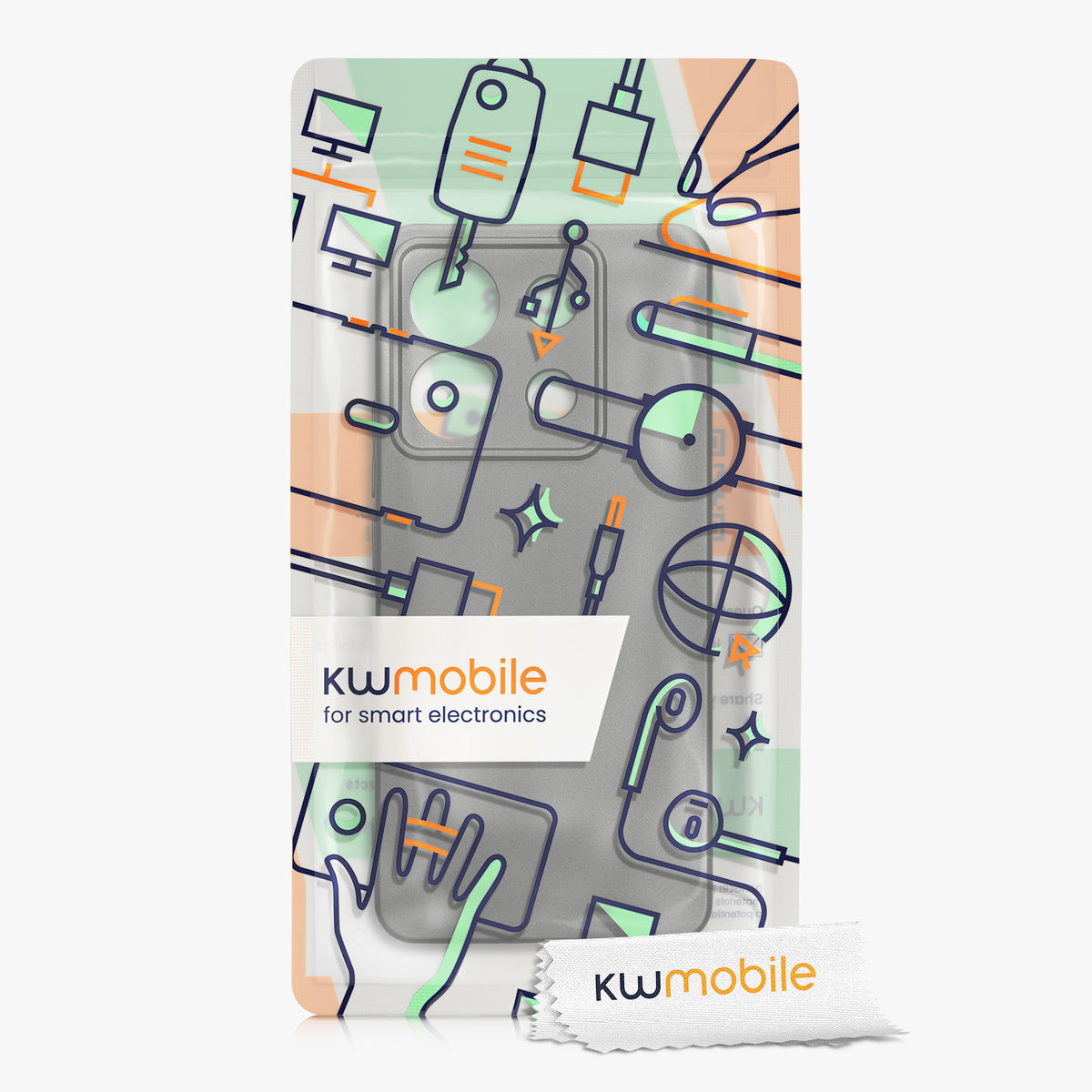 Handyhülle für Xiaomi Redmi Note 13 Pro 5G / Poco X6 5G metallisch