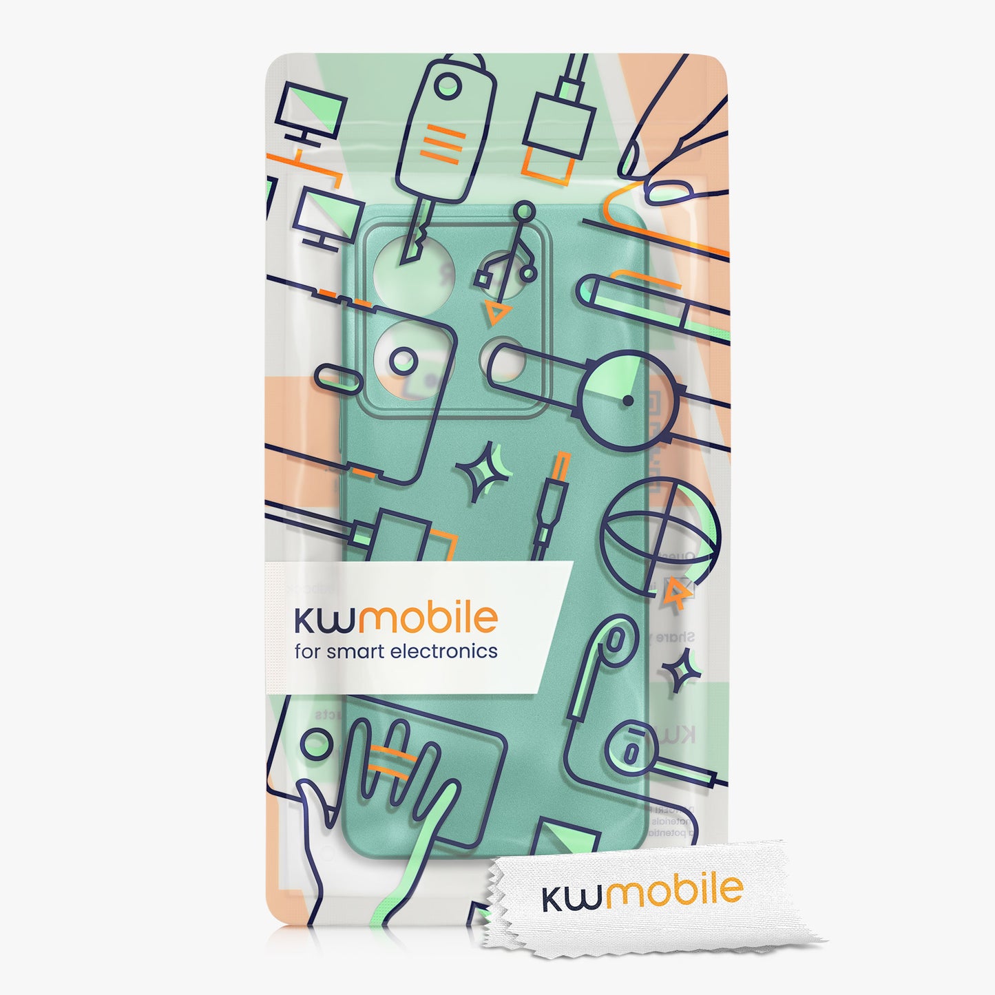 Handyhülle für Xiaomi Redmi Note 13 Pro 5G / Poco X6 5G metallisch