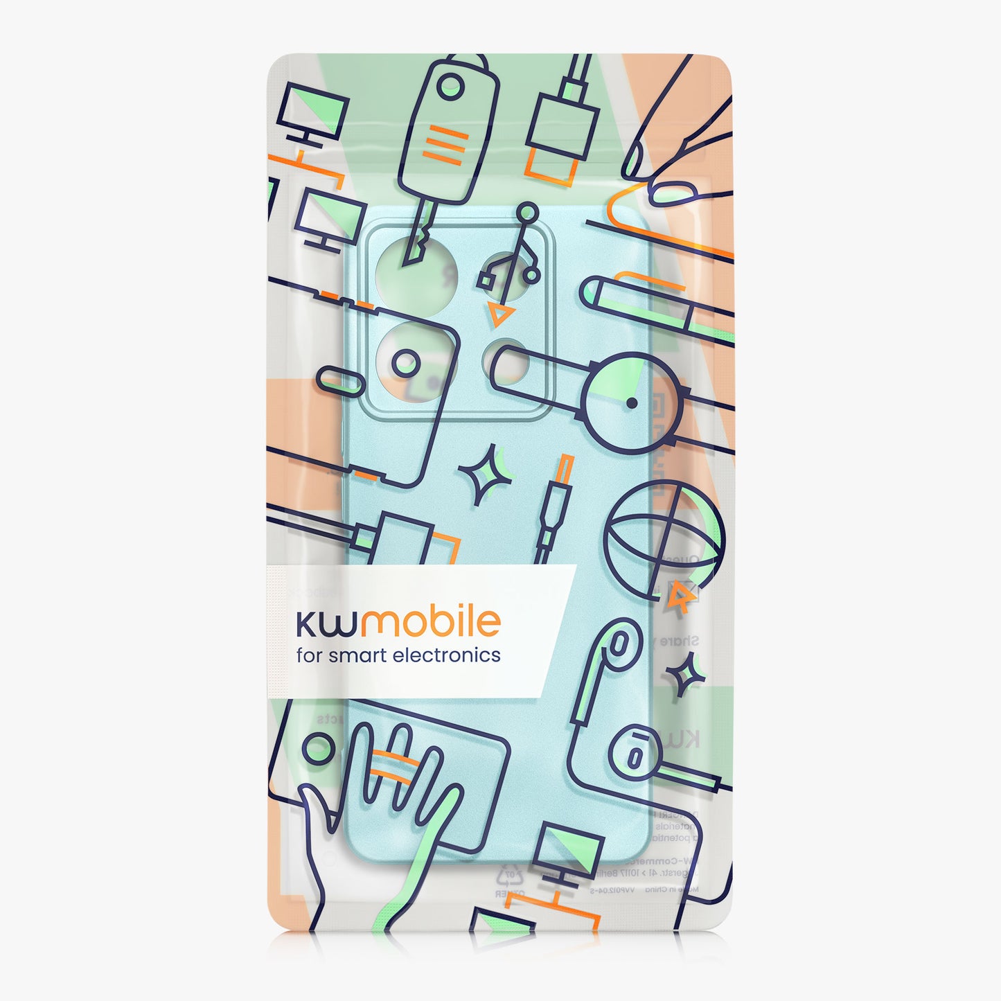 Handyhülle für Xiaomi Redmi Note 13 Pro 5G / Poco X6 5G metallisch
