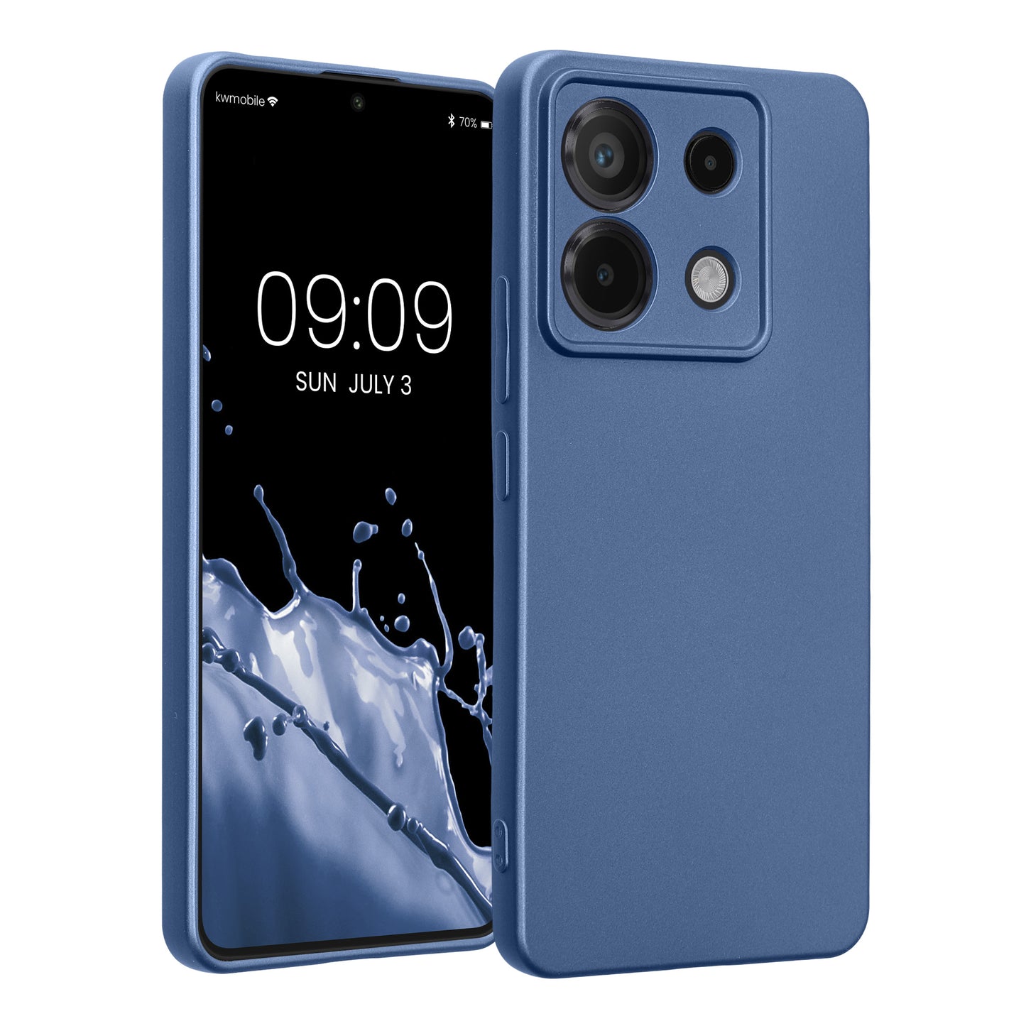 Handyhülle für Xiaomi Redmi Note 13 Pro 5G / Poco X6 5G metallisch